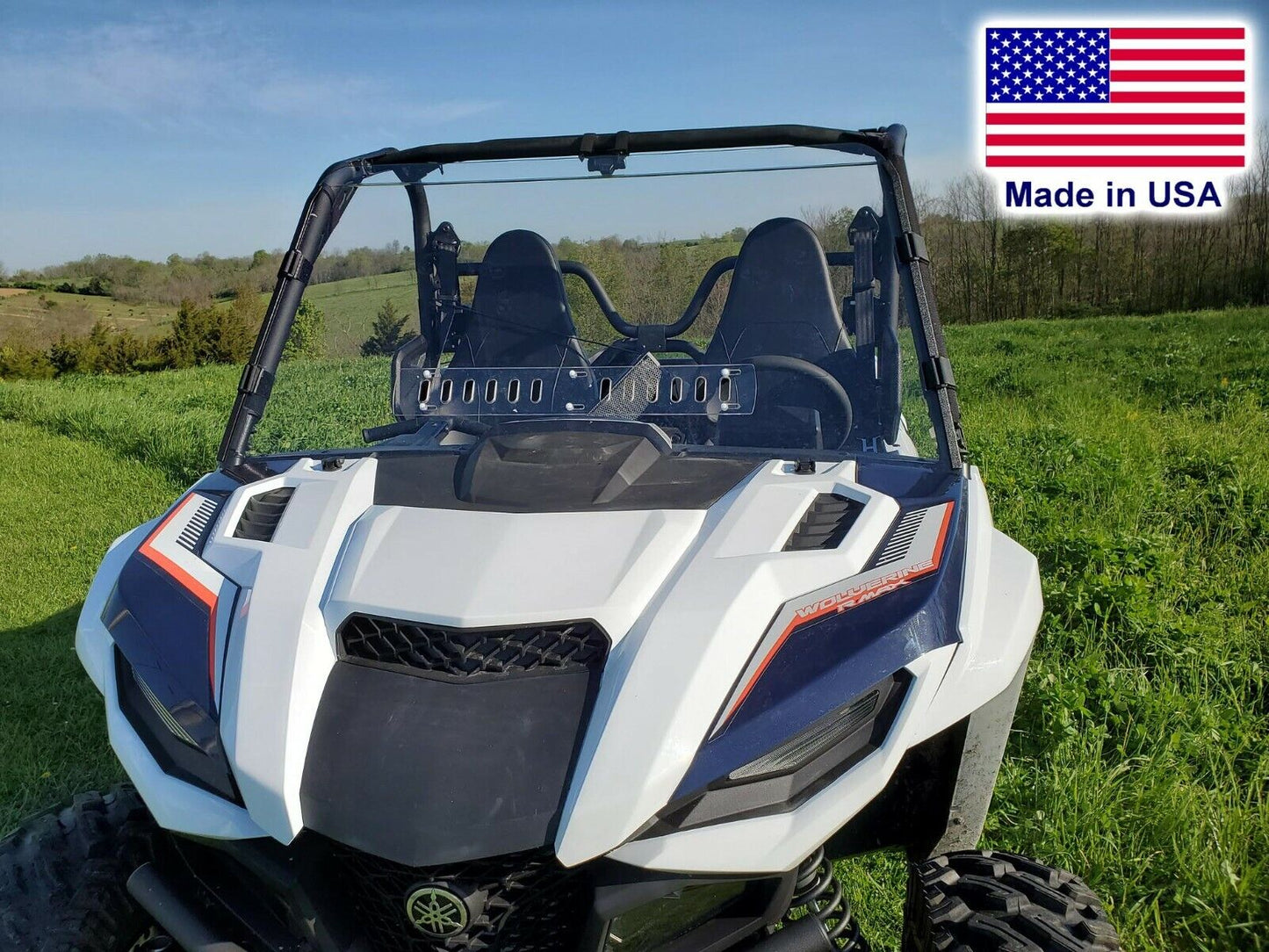 HARD WINDSHIELD for Yamaha Wolverine RMAX 2 - Polycarbonate - Commercial