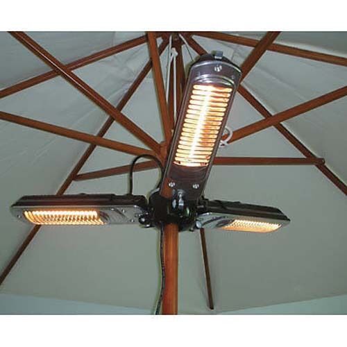 Halogen Heater - 3 Settings - Pole Mount - 120 Volts - 5,200 Sq Ft - 4,600 BTU