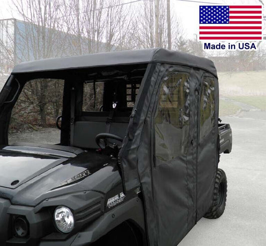 Kawasaki PRO FXT Enclosure for EXISTING WINDSHIELD - Roof, Doors, & Rear Window