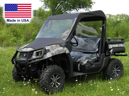 John Deere Gator 550 Partial Enclosure - VINYL WINDSHIELD - Roof - Rear Window