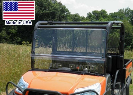 HARD WINDSHIELD for Kubota RTV X1120D / X900 - Polycarbonate - Commercial Duty