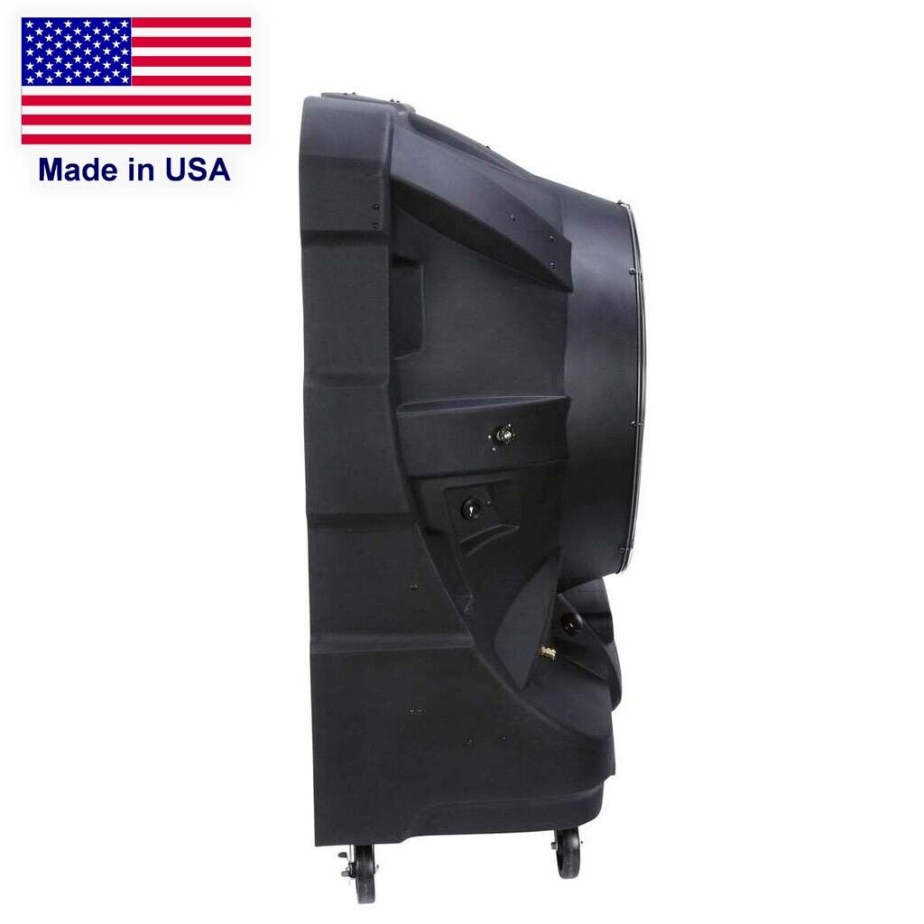 Portable Evaporative SWAMP COOLER - 22500 CFM - 5625 sq ft - 120 V - 65 Gal Tank