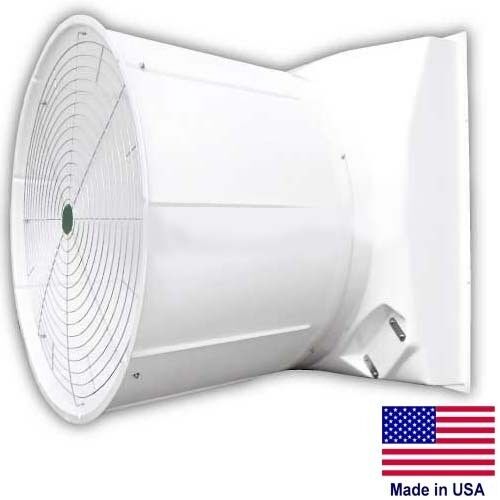 55" Fiberglass Exhaust Fan - 31,200 CFM - 115/208/230V - 2HP - Belt Driven - 1PH