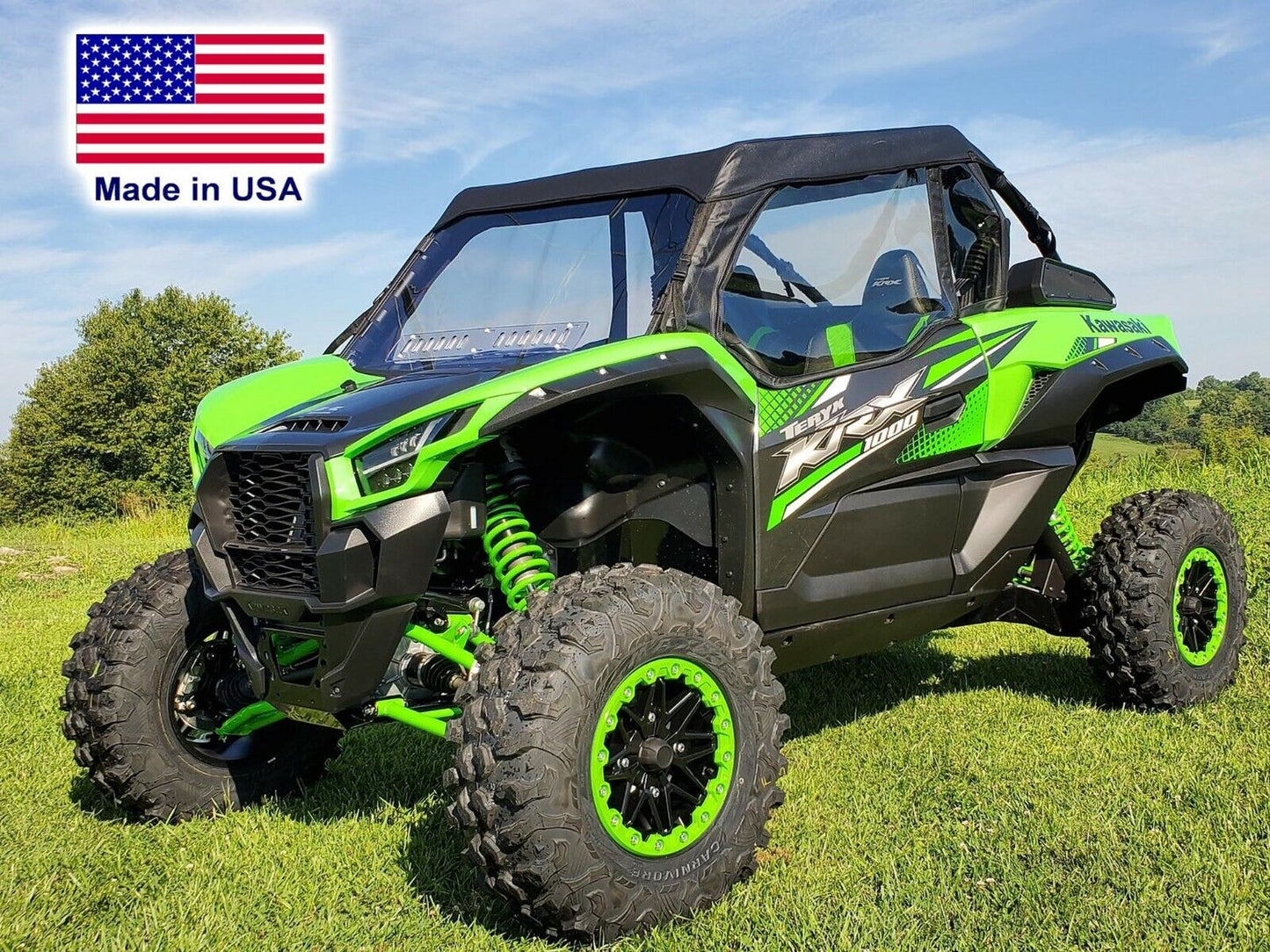 Kawasaki Teryx KRX FULL ENCLOSURE - Hard Windshield, Roof, Doors, & Rear Window