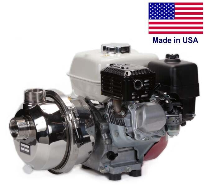 Centrifugal Potable Water Pump - 180 GPM - 6 HP Gas Briggs - 1.5" FBSP & 2" MBSP