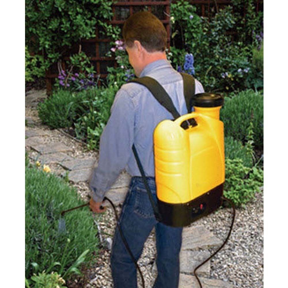 BACKPACK SPRAYER - 12 GPH - 12 Volt Pump - 4 Gallon Capacity - 30 Ft Spray