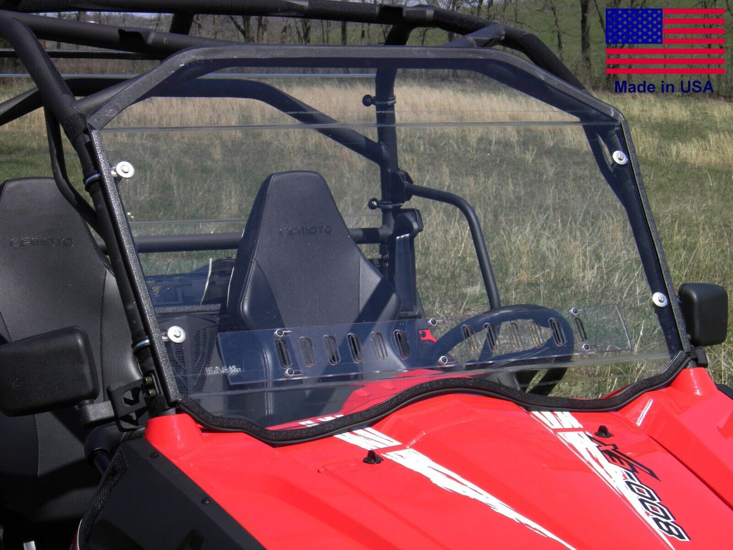 HARD WINDSHIELD for CF Moto ZForce 500 / 800 / 1000 - Polycarbonate