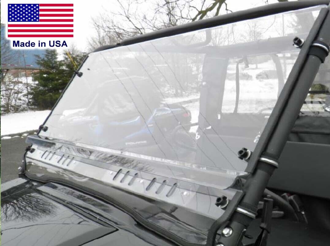HARD WINDSHIELD for Kawasaki Mule 3000 & 3010 - Travels Highway Speeds