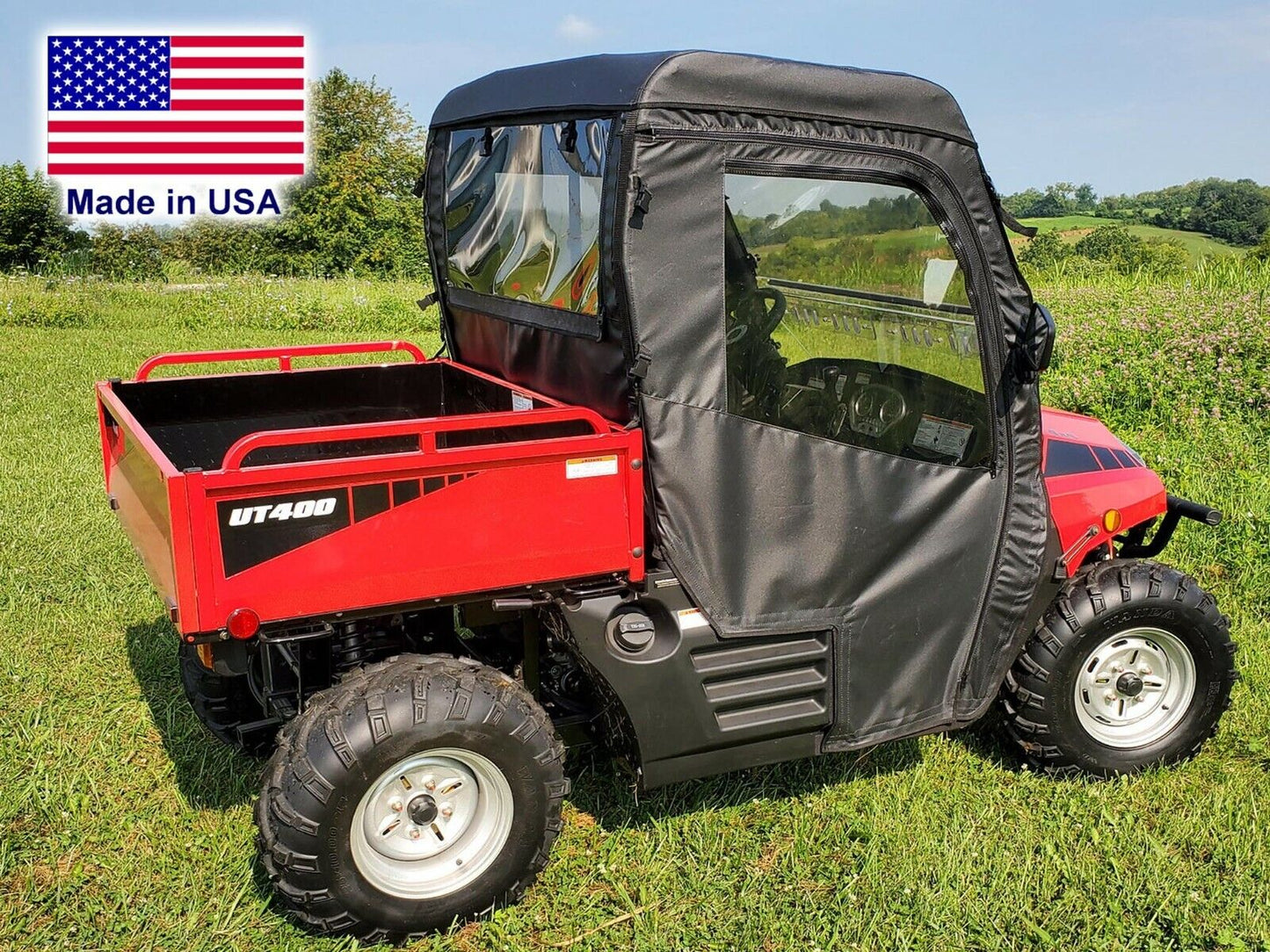 FULL ENCLOSURE for Coleman UT400 - Hard Windshield, Roof, Doors, & Rear Window