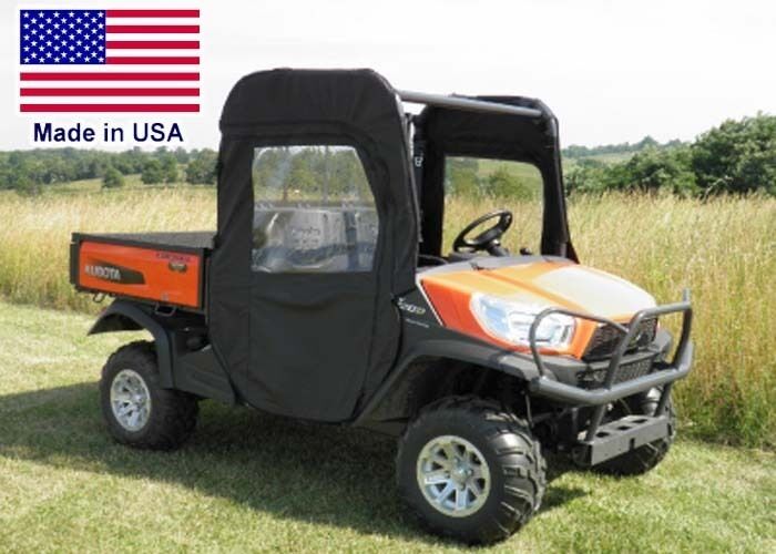 Doors, Hard Windshield & Rear Window for Kubota RTV X1120D X900 - Soft Material