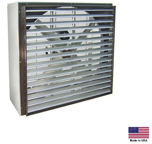 EXHAUST FAN Industrial - Combination - 48" - 5 Hp - 230V - 1 Phase - 28,800 CFM