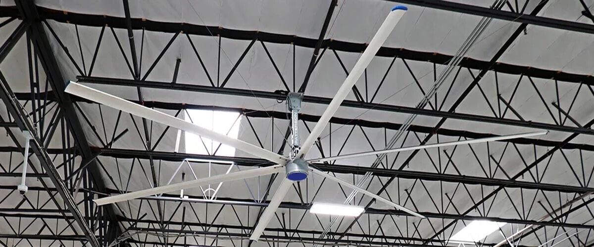 24 ft Ceiling Fan - 23,732 Sqft Coverage - 460 Volts - 3 Phase - Commercial
