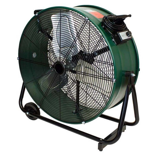 24" SWIVEL Drum Floor FAN - 7300 CFM - 120 Volts - 1 Ph - Direct Drive - 2 Speed