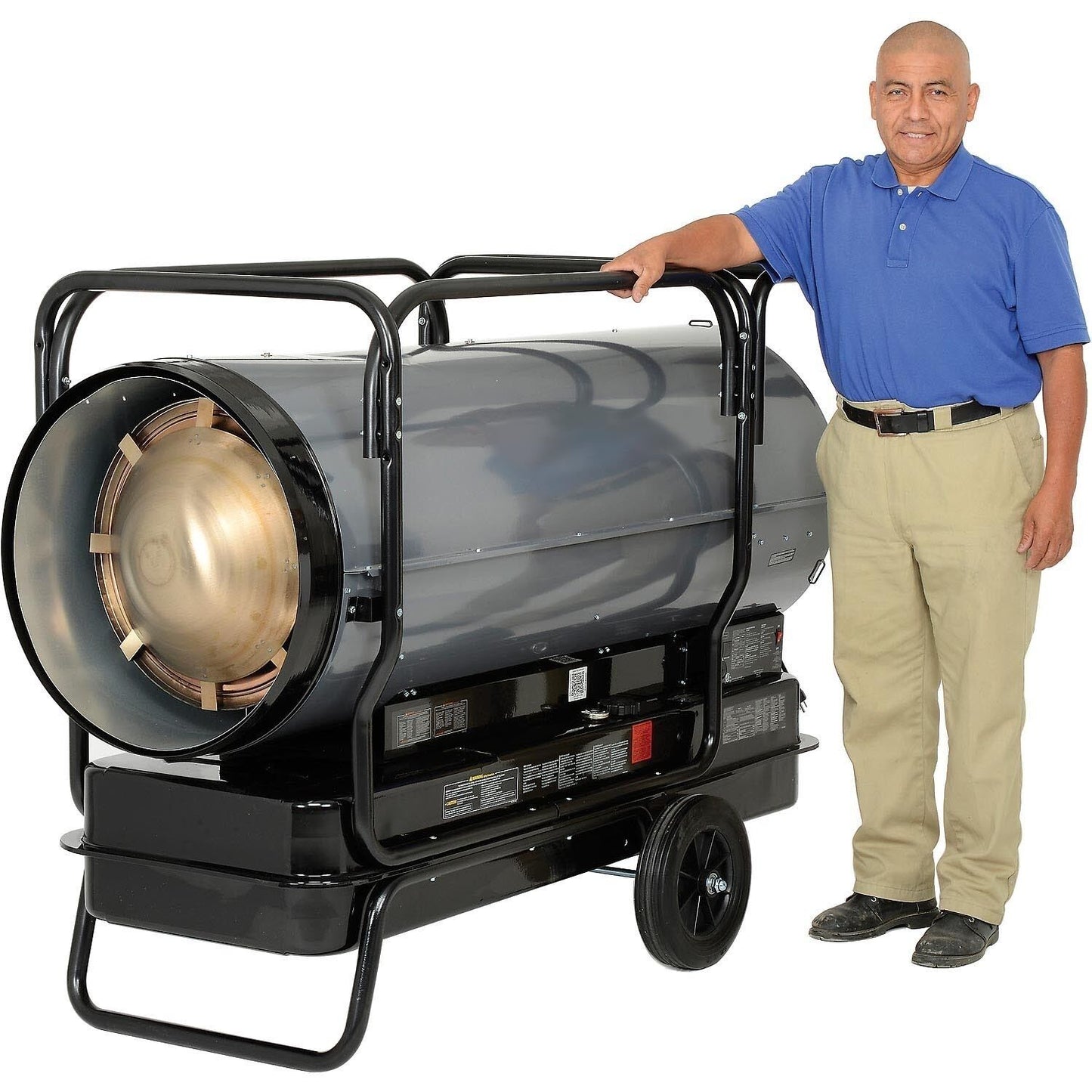 Portable Heater KEROSENE or DIESEL - 650,000 BTU - 3600 CFM - 13,500 sqft - 120V