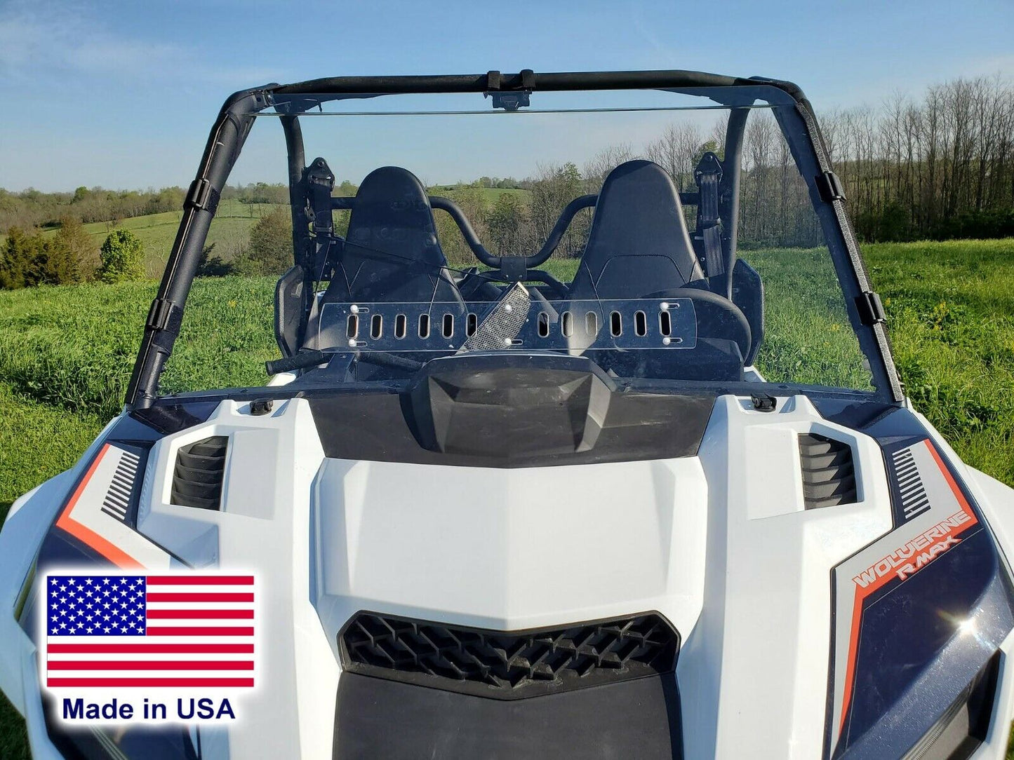 HARD WINDSHIELD for Yamaha Wolverine RMAX 2 - Polycarbonate - Commercial