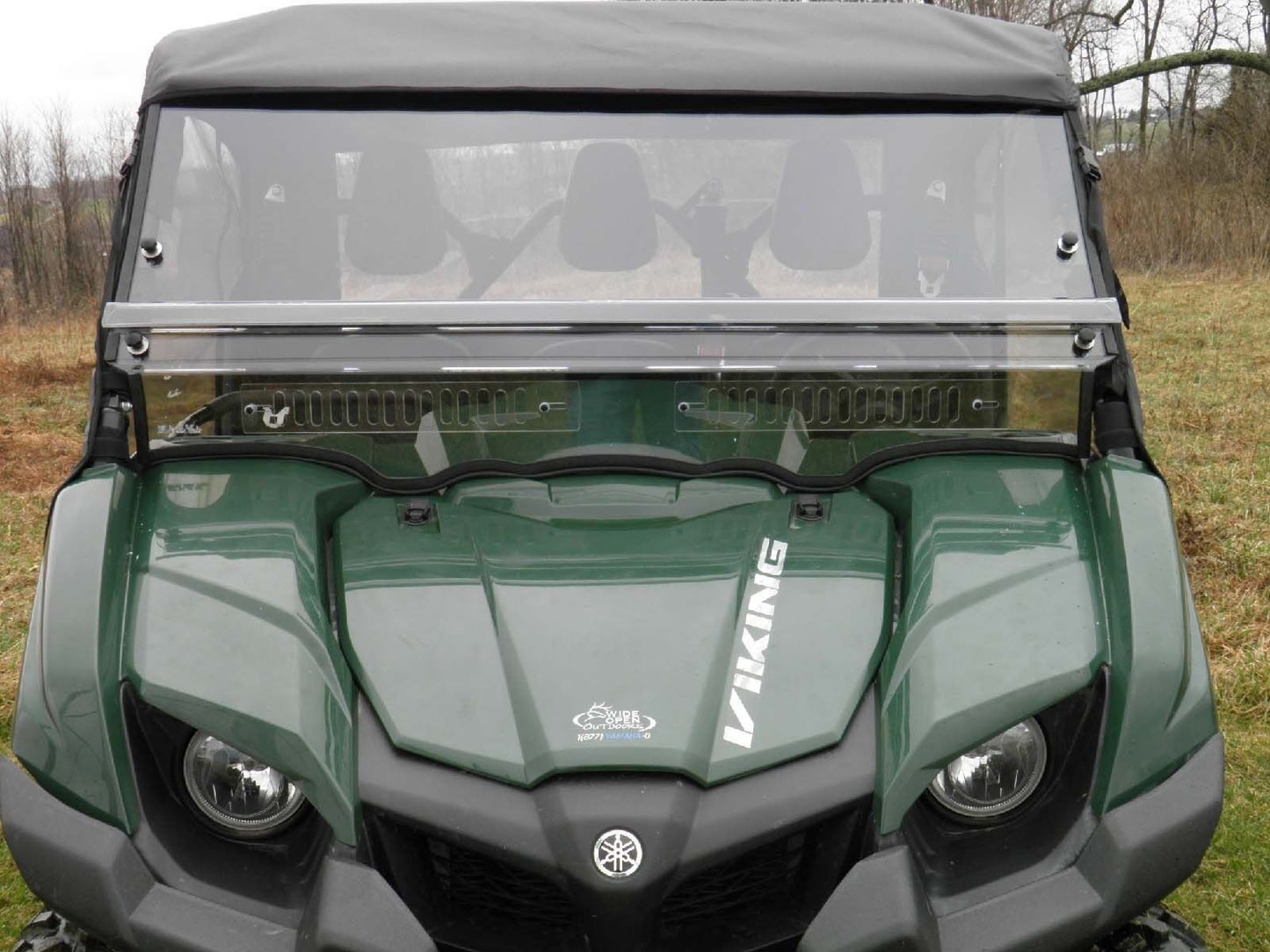 Half Enclosure for Yamaha Viking - HARD WINDSHIELD, ROOF, and REAR WINDOW