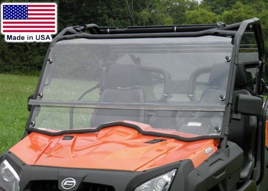 HARD Windshield for CF Moto UForce 500 / 600 / 800 / 1000 - Withstands Hwy Spds