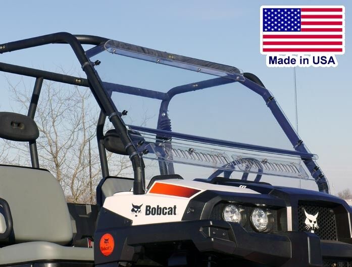 HARD WINDSHIELD for Bobcat 3400 - Polycarbonate - Withstands Highway Speeds