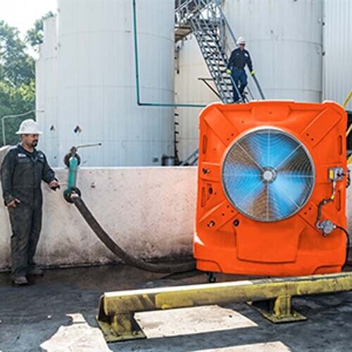 48" EXPLOSION PROOF Swamp Cooler - 22,500 CFM - 5625 sq ft - 115 Volts - 65 Gal