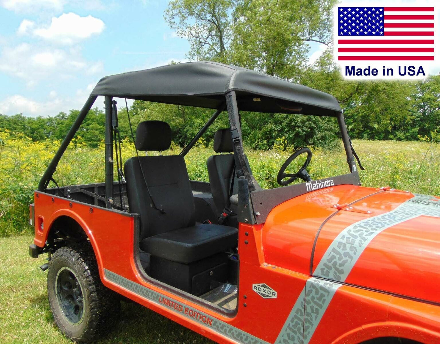 Mahindra Roxor Cab for Existing Windshield - DOORS - ROOF - HARD REAR WINDOW