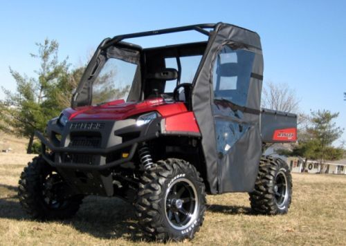 DOORS & REAR WINDOW Combo for Polaris Ranger XP - Soft Material - Vinyl Windows