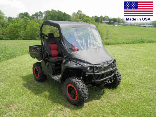 VINYL WINDSHIELD & ROOF COMBO for Intimidator Classic 1000 - 750 - EV - Soft Top