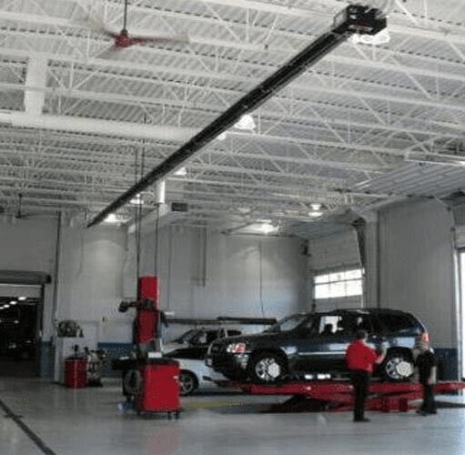 20 ft Infrared TUBE HEATER - Propane - 50,000 BTU - 120 Volts - Commercial