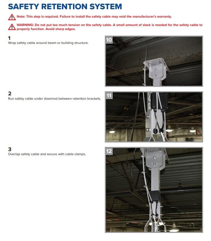 12 ft Ceiling Fan - 12,036 Sqft Coverage - 230 Volts - 1 Phase - Commercial