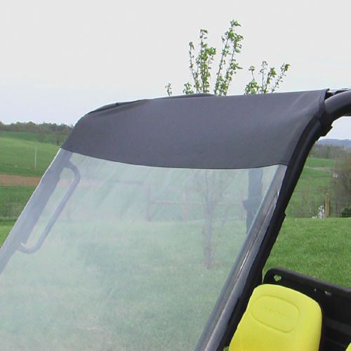 Vinyl Windshield for John Deere Gator - Travels Highway Speed - No Frame