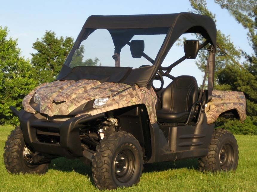 Kawasaki Teryx - VINYL WINDSHIELD and ROOF COMBO - Puncture Proof - Soft Top