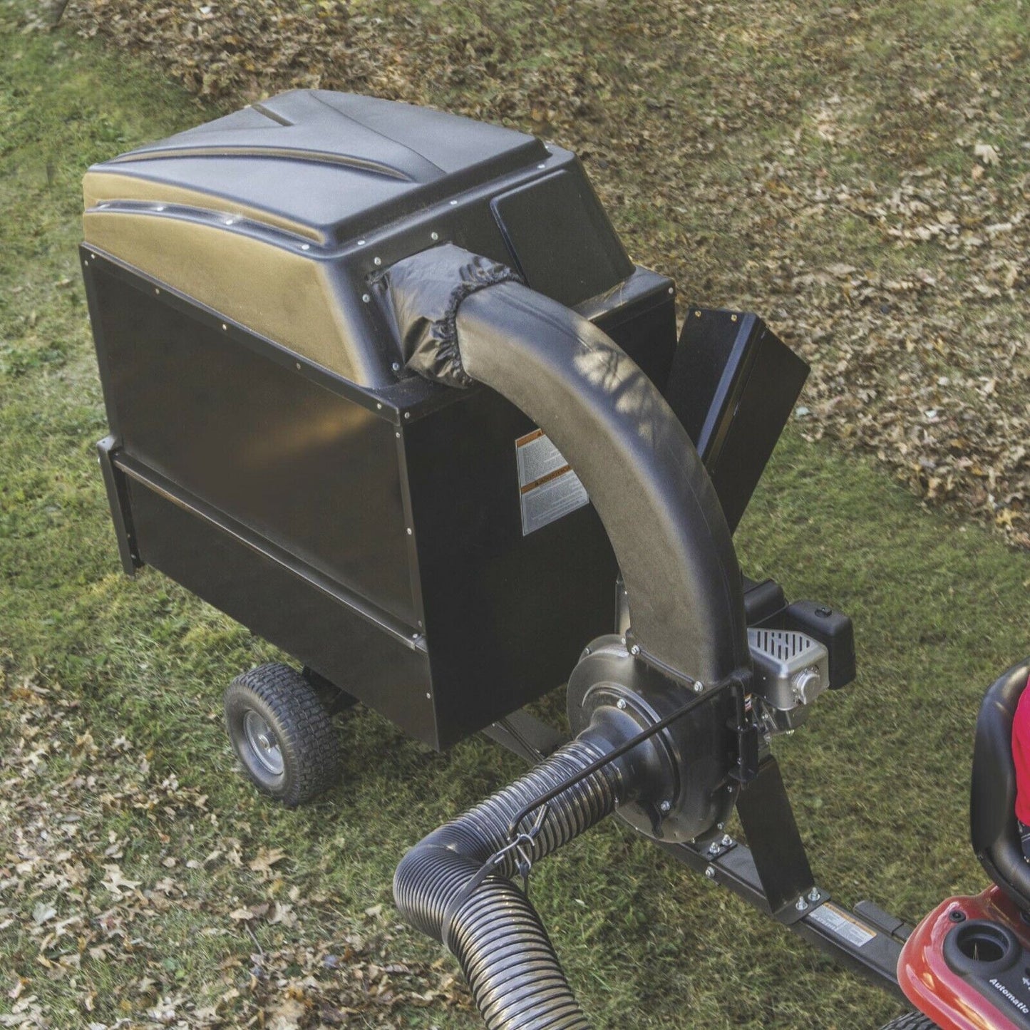 Tow Behind Chipper - Shredder - Vacuum - 32 Cu Ft - 26 Bushels - Briggs & Stratt