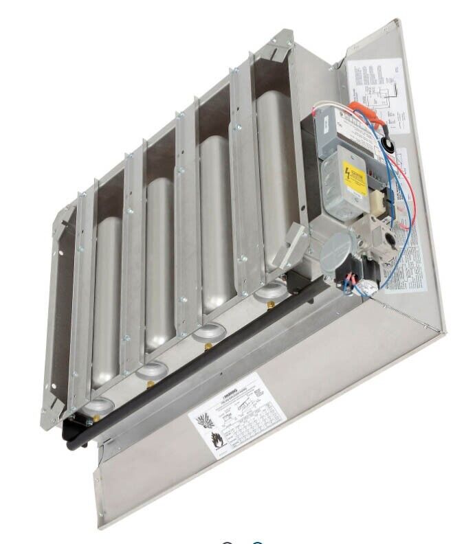 Infrared Natural Gas Heater - 80,000 BTU - 120 Volts - Aluminum Reflectors