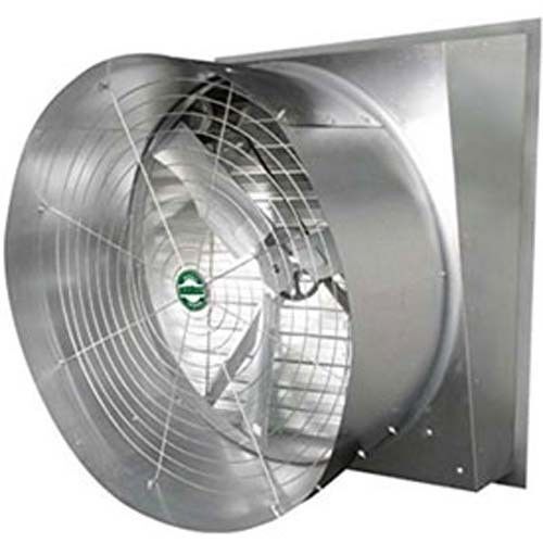 36" Cone Exhaust Fan - Slant Wall - 11,100 CFM 1/2HP 1Ph - Direct Drive 115/230V
