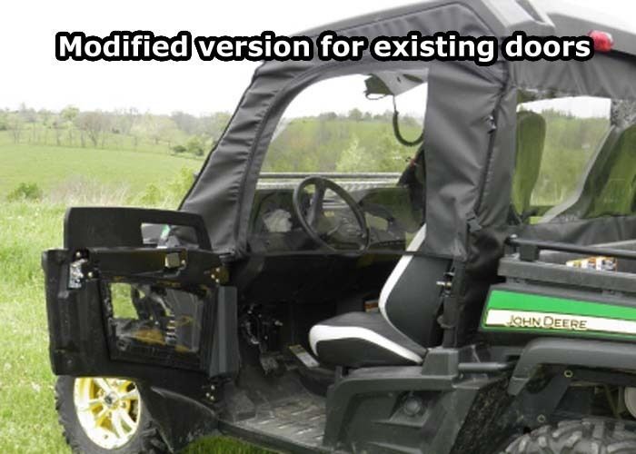 FULL ENCLOSURE for John Deere RSX/XUV/HPX - VINYL WINDSHIELD, Doors, Roof, Rear
