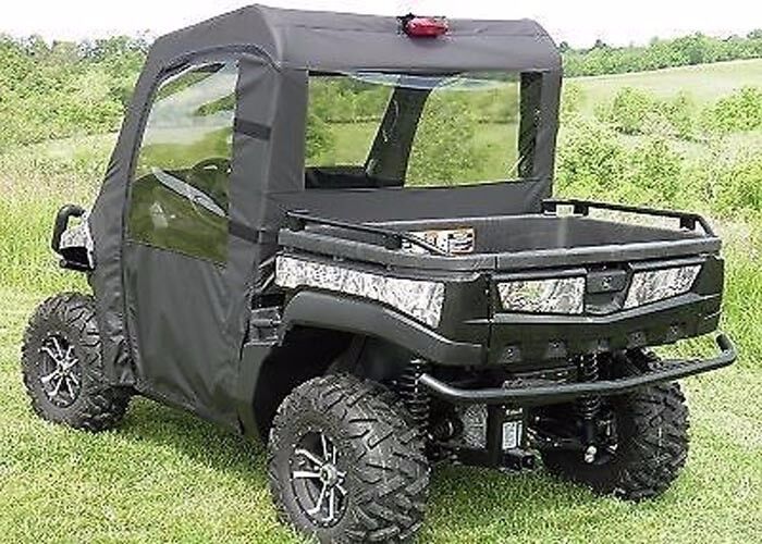 FULL ENCLOSURE for John Deere XUV - VINYL WINDSHIELD, Doors, Roof & Rear Window