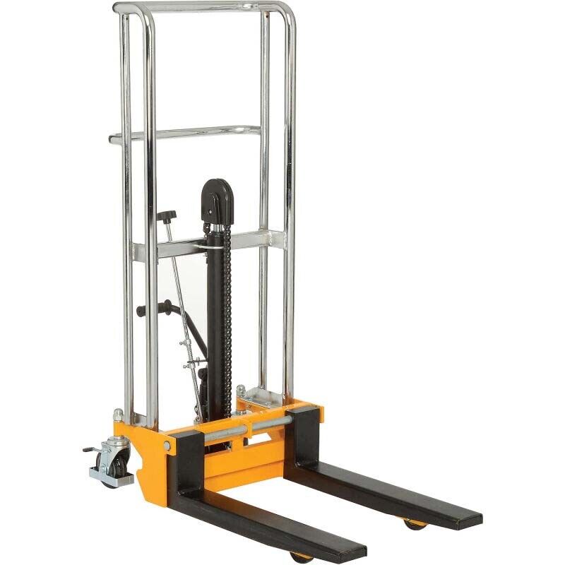 880 lbs MANUAL LIFT - 59" Maximum Lift - Wheels - Foot Pedal Operation - Steel