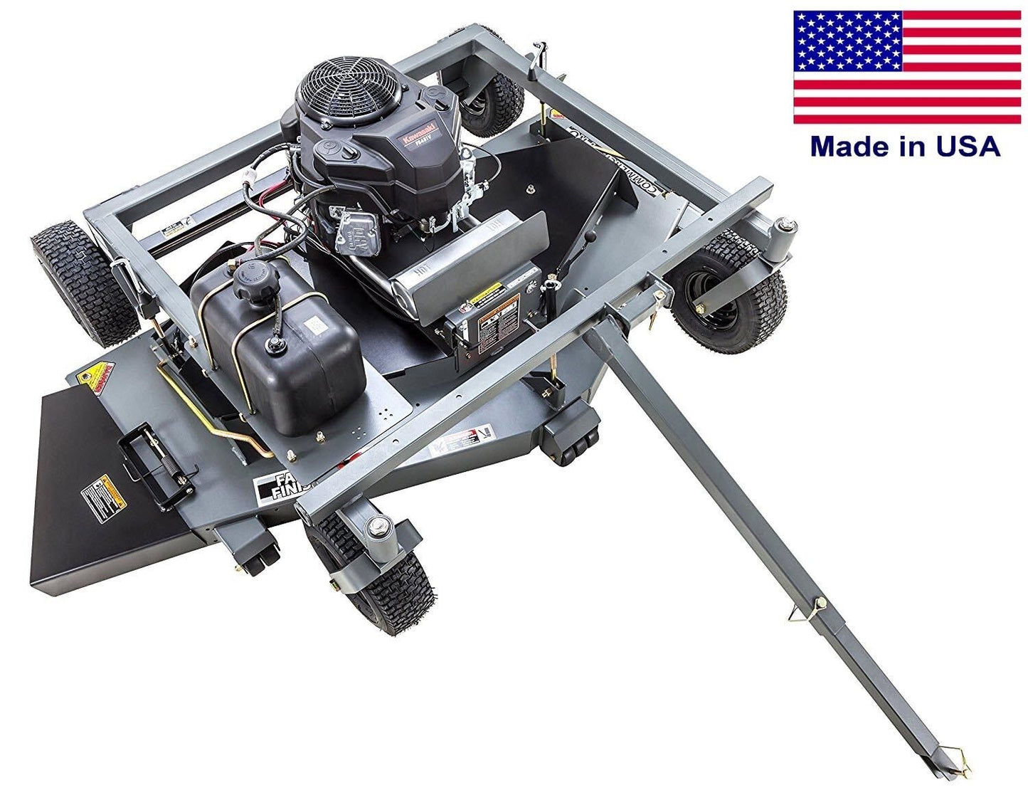 66" Finish Trail Cut Mower - Tow Behind - 14.5 HP - Kawasaki Engine - Elec Start