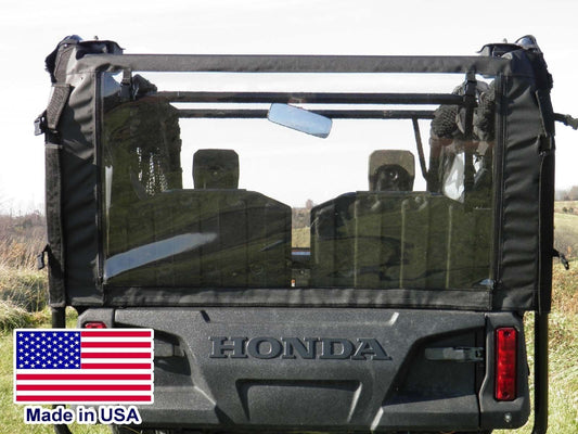 REAR WINDOW and ROOF for Honda 700-4 - Soft Top Material - Withstands Hwy Spds