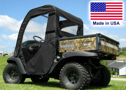 Doors & Rear Window for Kubota RTV 500 - Puncture Proof - Soft Material