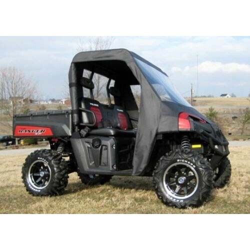 60" SNOW PLOW & FULL ENCLOSURE for Polaris Ranger - Vinyl Windshield Model