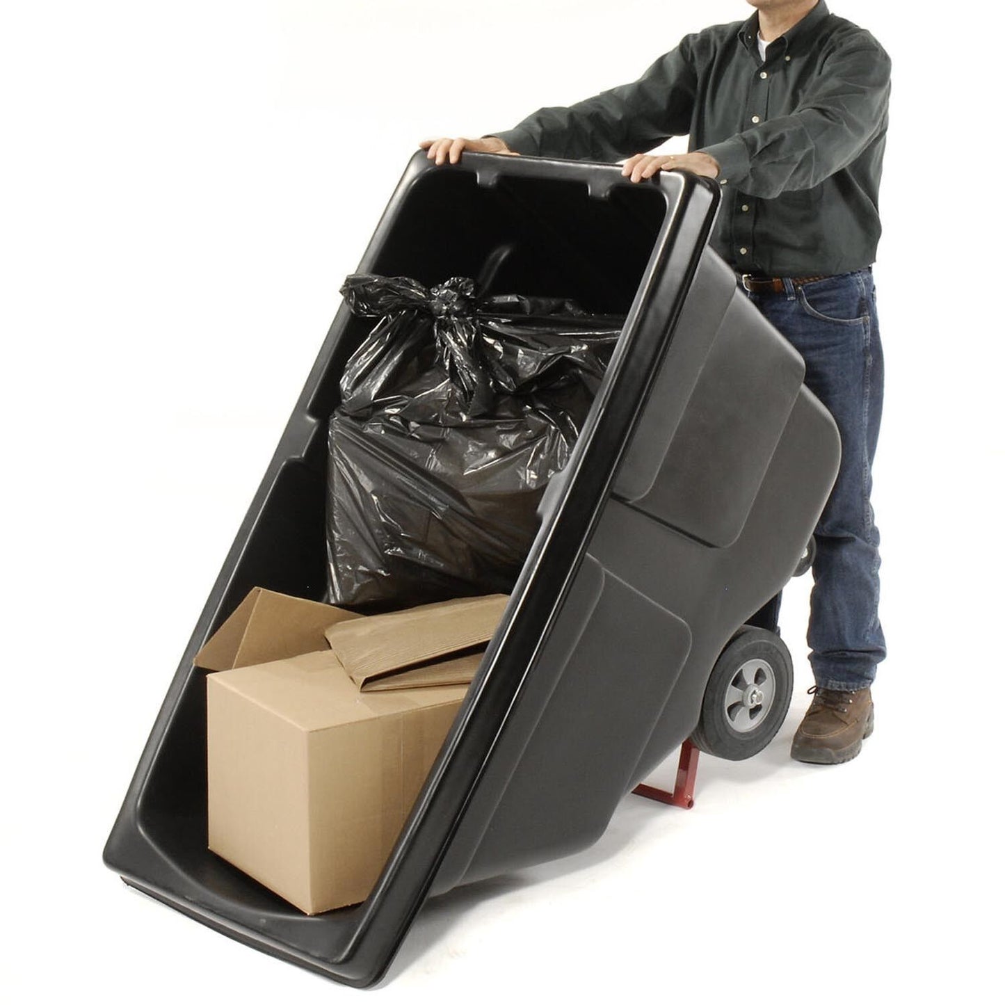 Tilt TRASH BIN - 450 lbs Capacity - 1/2 Cubic Yard - Portable - Waste - Garbage