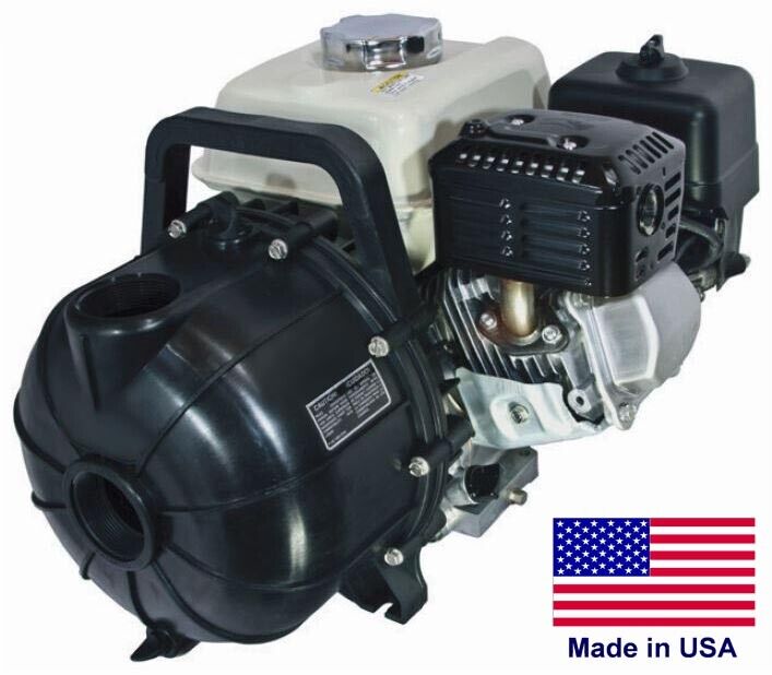 2" Centrifugal Water Pump - Gas - 200 GPM - 4.8 HP - 56 PSI - Self Priming
