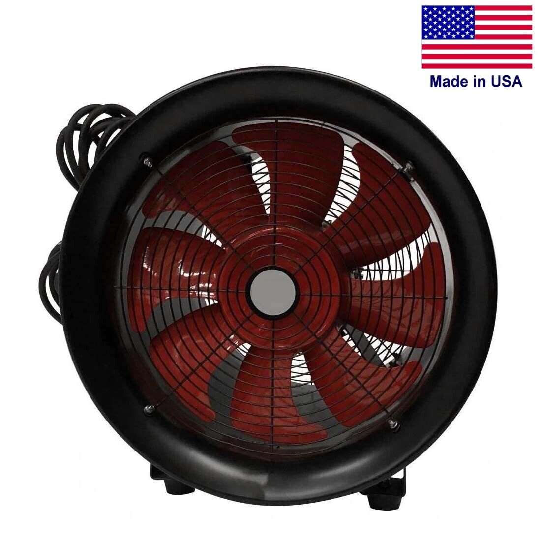 16" Portable Explosion Proof BLOWER - 3355 CFM - 120 Volt - 1 Ph - 3/4HP - Axial
