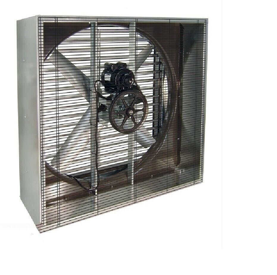 EXHAUST FAN Industrial - Combination - 48" - 5 Hp - 230V - 1 Phase - 28,800 CFM