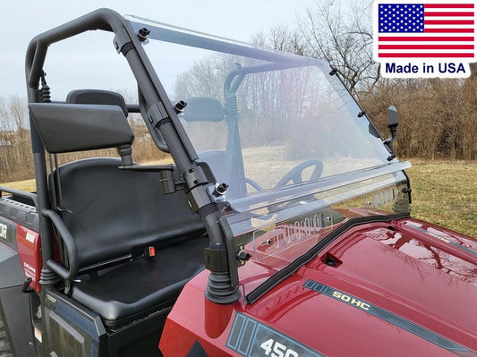 HARD WINDSHIELD for HiSun Sector 450 / 550 / 750 - Vented - Polycarbonate
