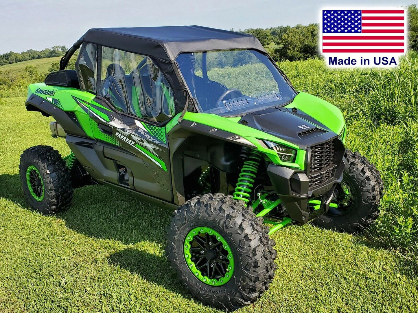 Kawasaki Teryx KRX FULL ENCLOSURE - Hard Windshield, Roof, Doors, & Rear Window