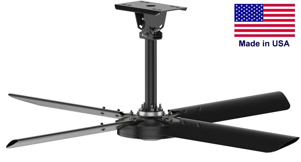 7 ft Ceiling Fan - HVLS - 1,225 Sqft - 120 Volts - 1 Ph - 5/8 HP - Direct Drive