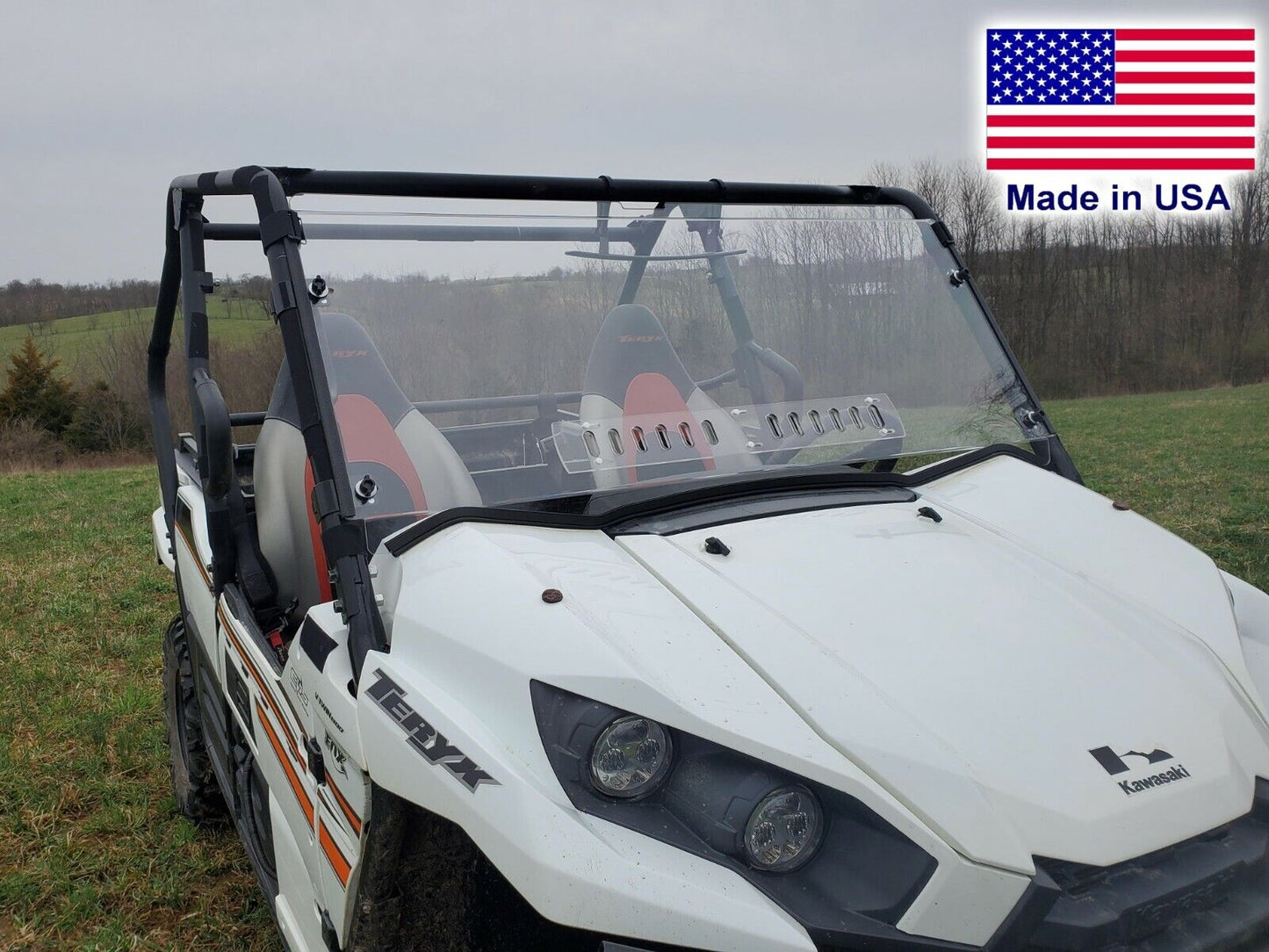 ROOF & HARD WINDSHIELD for Kawasaki Teryx 800 - Vent or Solid Windshield