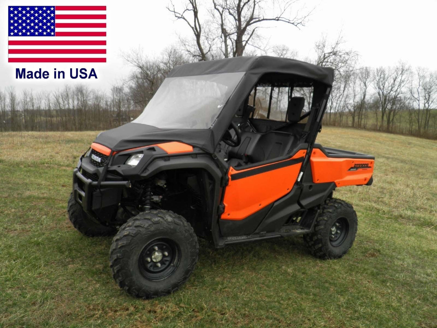 HONDA PIONEER Half Enclosure - Includes Vinyl Windshield - Roof - Rear Window