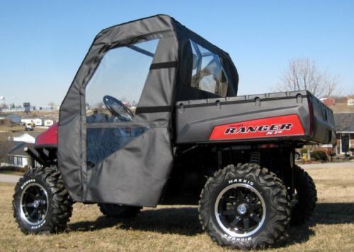 DOORS & REAR WINDOW Combo for Polaris Ranger XP - Soft Material - Vinyl Windows
